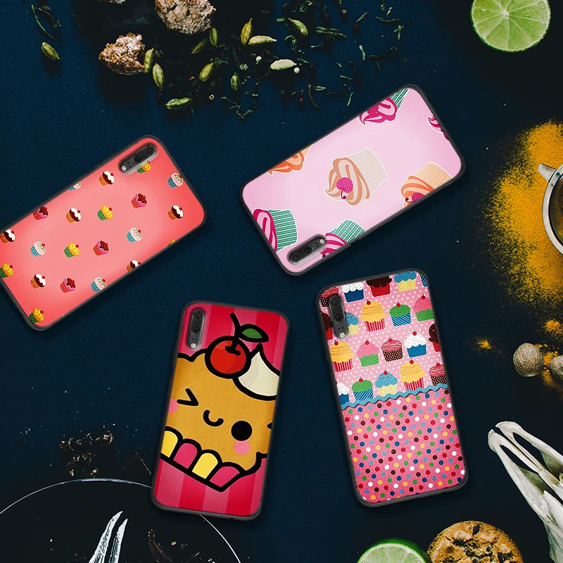 Милые для торта роскошный черный чехол huawei P Smart Z 2018 P20 Pro P8 P9 Mini P10 2019 P30 LITE