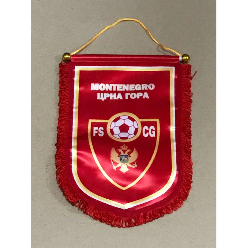 Флаг Montenegro Национальный футбол 30 см* 20 см размер двойные стороны рождественские украшения флаг-Вымпел подарки
