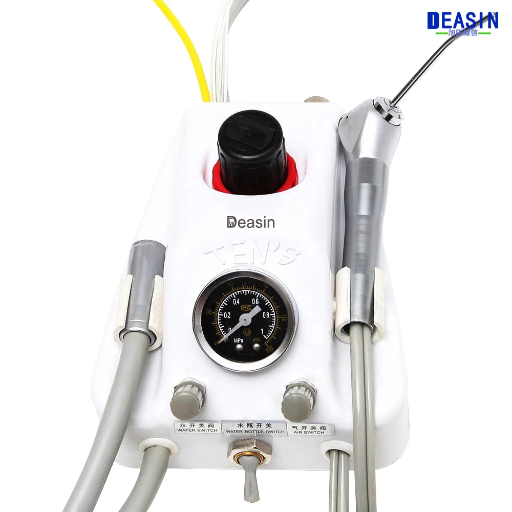 Dental Lab Portable Turbine Unit Plastic Shell With Handpiece Tube 4