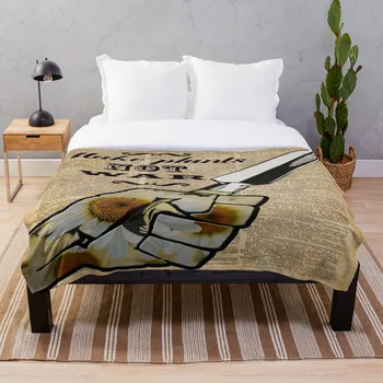 

Drop Shipping Printed Throw Blanket Sherpa Fleece Soft Blanket Flannel Rug Home Decoration For Bed Make Plants Not War Dictionar