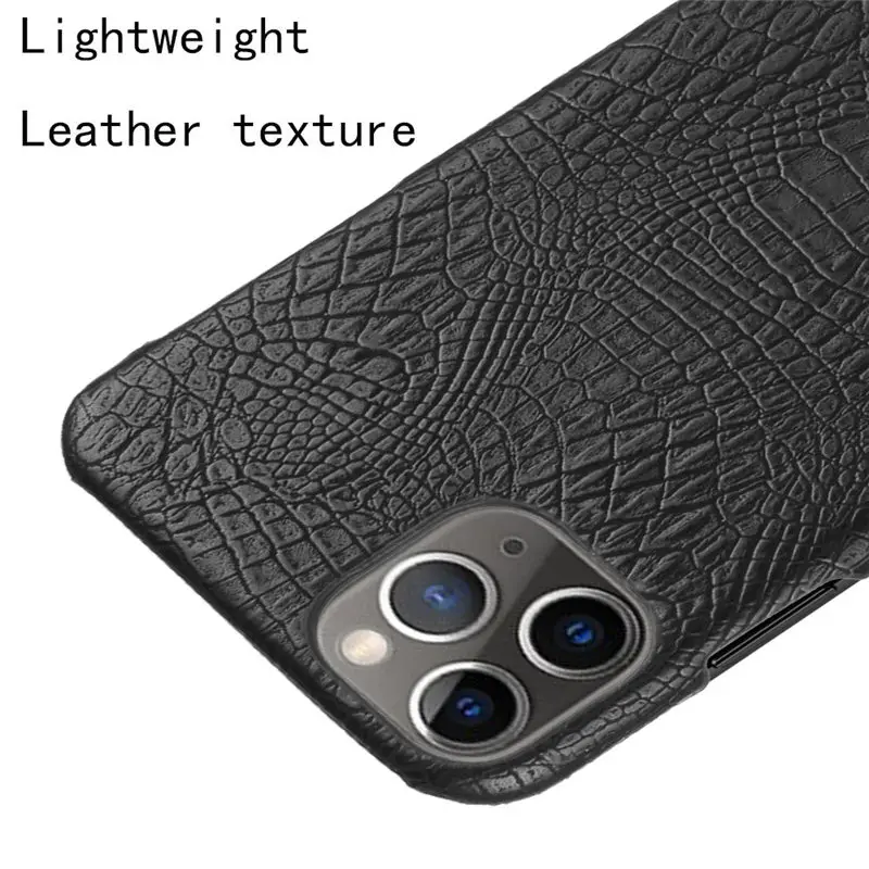 Тонкие чехлы из крокодиловой кожи для телефонов iPhone 11 Pro Max задняя крышка