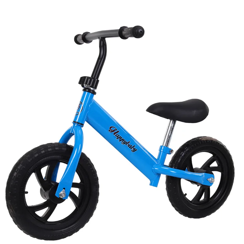 Детский балансировочный Автомобиль инерционный скутер светильник двухколесный балансировочный автомобиль велосипед для малышей - Цвет: Синий