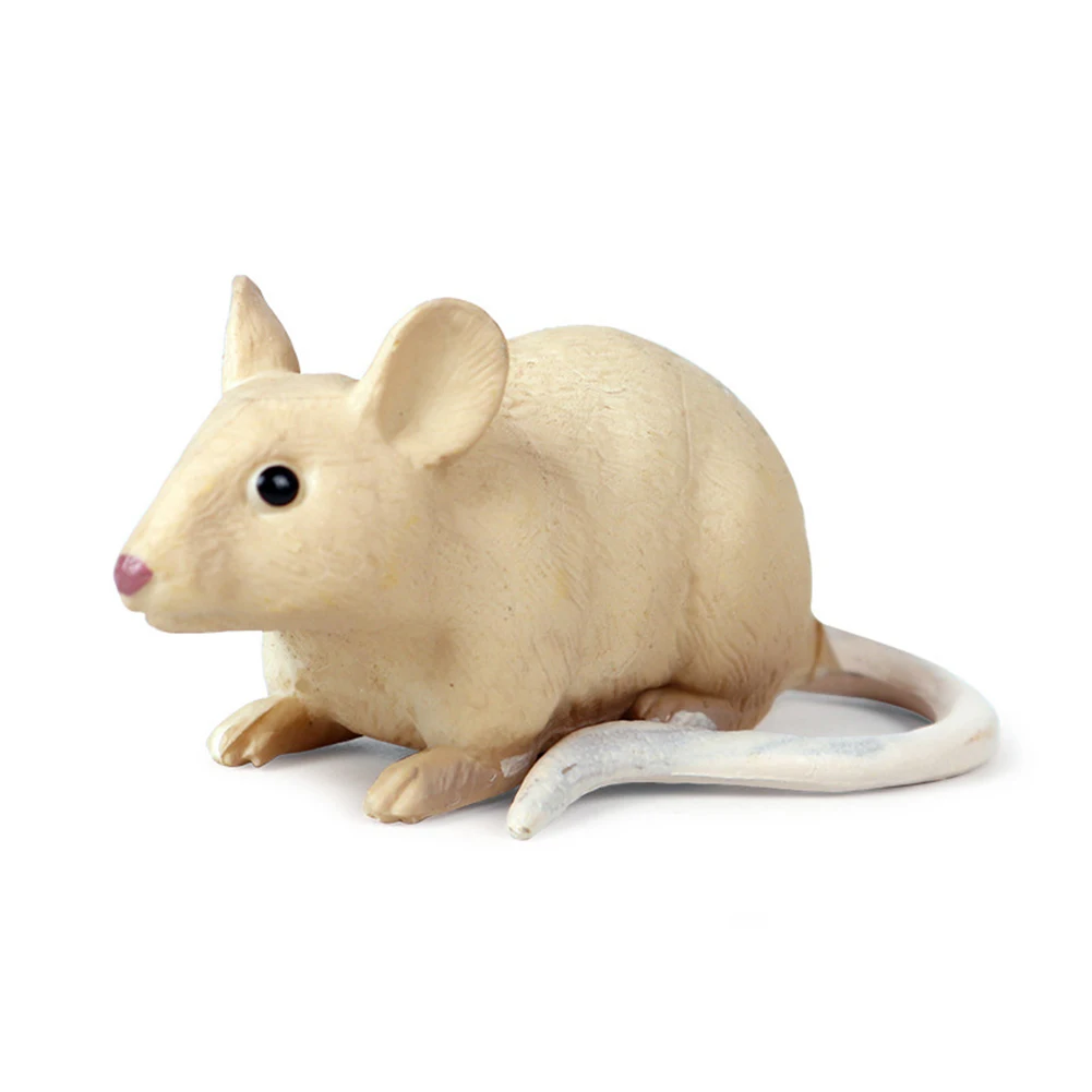 Реалистичная Мышь Крыса Opossum модель животных фигурки стол Декор Образование Детские игрушки