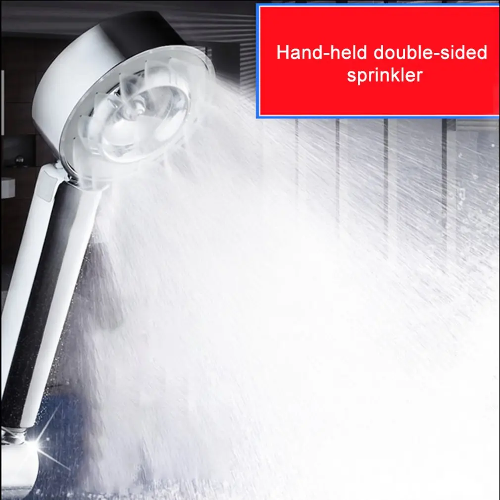 Double Sided Handheld Home Pressurized Shower Head ABS Shower Mirror Hand Shower Head Bathroom Accessories
