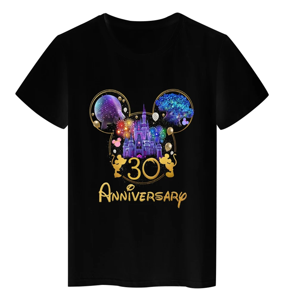 Disney Shirt Women's Clothing Summer 2022 Disneyland Paris Couples Matching Set Family Vacation T-Shirt Mickey Minnie Fashion best t shirts for men Tees