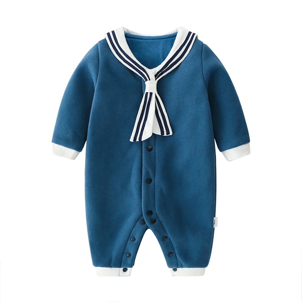 Baby Rompers Clothes Fashion Newborn Baby Boy Girl Sailor Long Sleeve Infant Kids Bebes Jumpsuits Outfits One Piece Children Top
