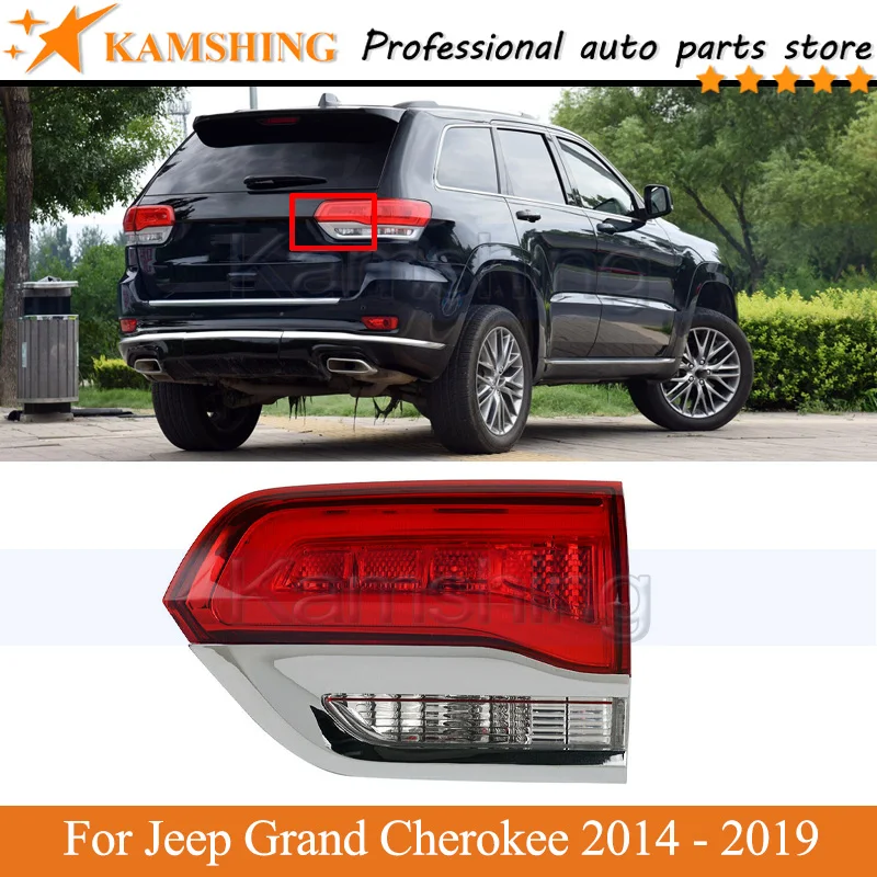 

Kamshing внутренняя Задний светильник лампа для Jeep Grand Cherokee 2014 2015 2016 2017 2018 2019 задний стоп-сигнал светильник