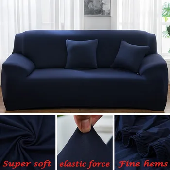 

Solid Color Corner Sofa Covers For Living Room Set Elastic Sofa Cover Armrest Sofa Cover Stretch 1/2/3/4 Seater No Pillowcase