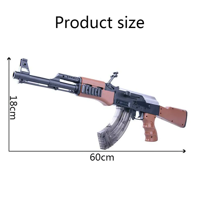 AK47 Электрический всплеск игрушечный водный пистолет пулевое оружие для детей мальчиков винтовка пистолет Открытый Живой CS игры руководство винтовка игрушки для детей Подарки