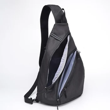 

Men Shoulder Bag Messenger Bag Large Capacity Triangle Bag Waterproof Outdoor Chest Bag Travel Bag Crossbody Bag