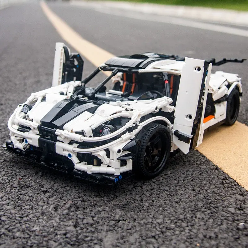 

Koenigsegged MOC Technic Series Sports Racing White Car Supercar Building Blocks Technic Sport Car Bricks Toys for Children Boys