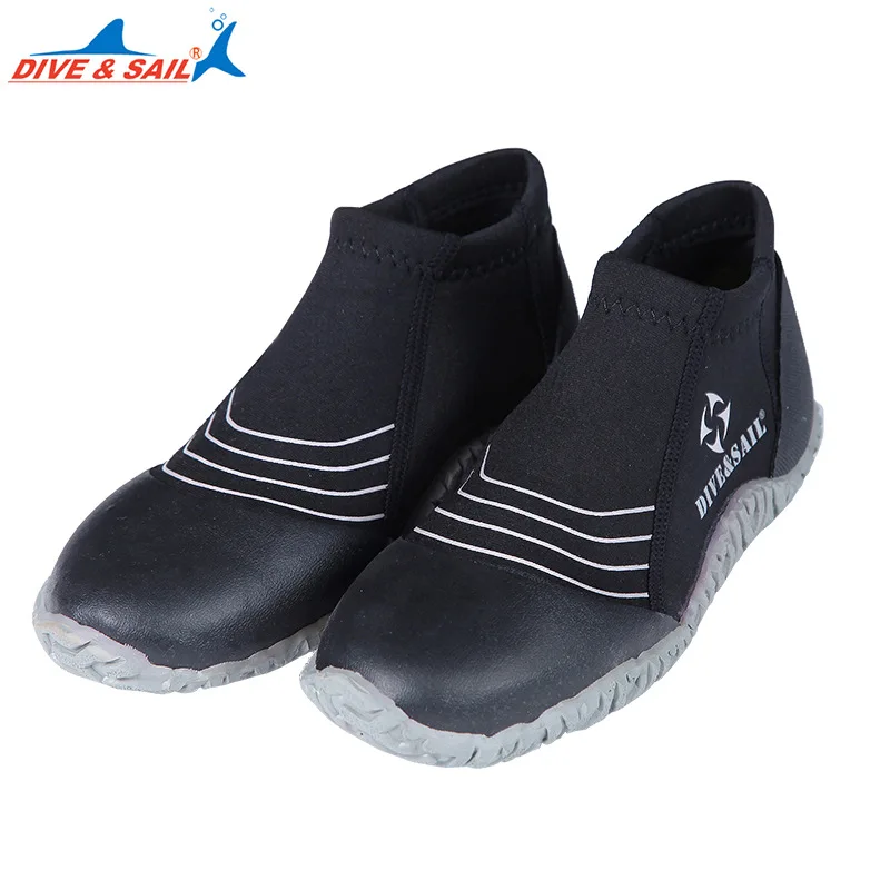 Men Women 3mm SCR Neoprene Upper Diving Shoes Beach Water Sports Warm Boots Surfing Spearfishing Scuba Dive Wading Aqua Shoes