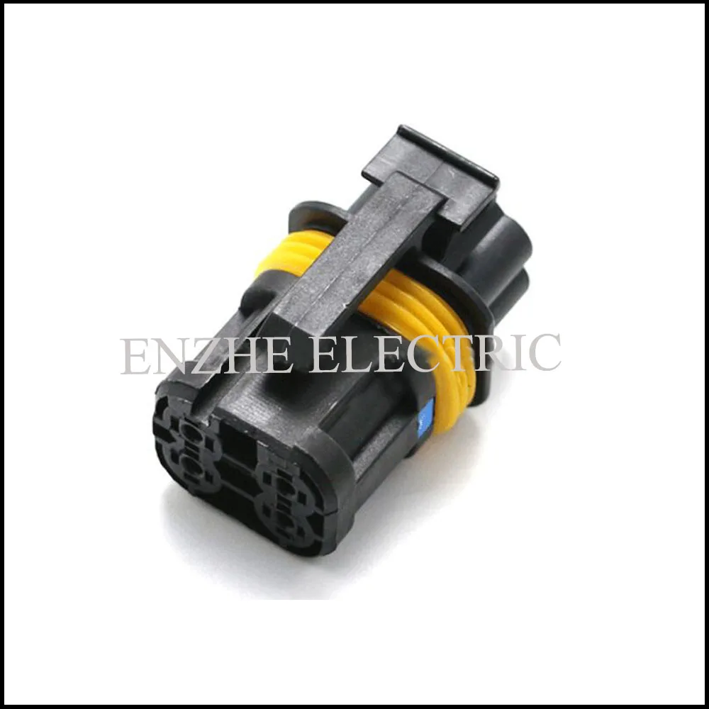 

100SET auto female Connector plug terminla jacket auto Plug socket 4 pin Oxygen sensor wiring harness plug DJ7048A-1.5-21