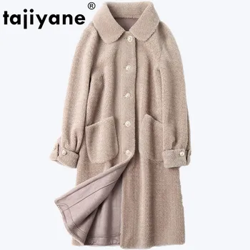 

Sheep Shearling Fur Wool Coat Autumn Winter Jacket Women Clothes 2019 Korean Vintage Outwear Women Tops Abrigo Mujer ZT2394