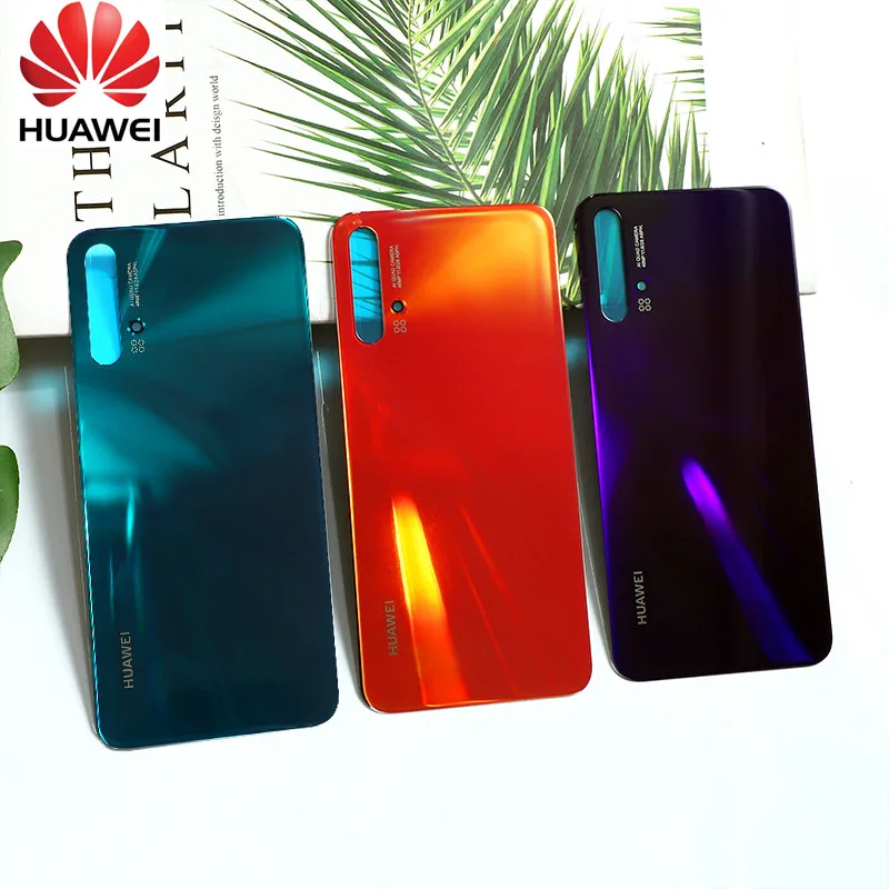 Официальный Оригинальный корпус батареи Чехол для Huawei Nova 5 Pro закаленное стекло