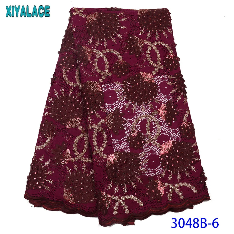 2019 Nigerian Lace Fabrics Hot Sale Sequence Fabric High Quality French Net with Sequins for Women KS3048B | Аксессуары для одежды
