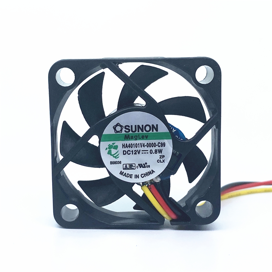SUNON Maglev 4010 40mm 40x40x10mm Cooling Fan 4CM HA40101V4-0000-c99 DC12V 0.8W For 3D Printer North Bridge Chip Fan 3pin