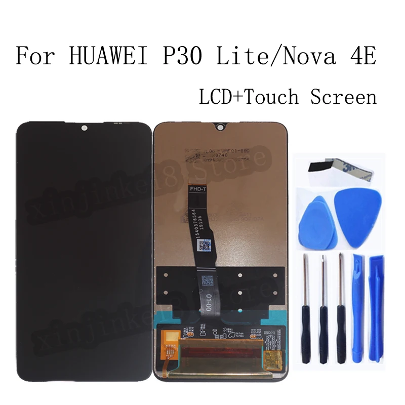 

6.15" Original For Huawei P30 Lite LCD Display touch screen digitizer assembly For Huawei Nova 4E MAR-LX1 LX2 AL01LCD Repair kit