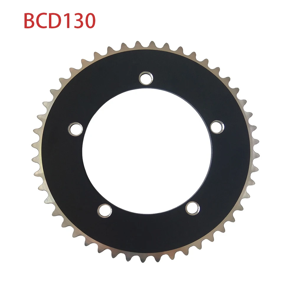 Fixie Велосипедное кольцо 130 BCD односкоростное цепное с фиксированным зубчатым
