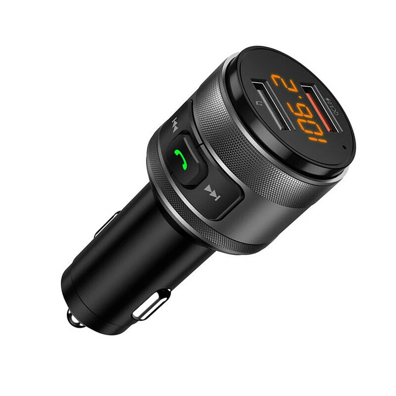 Bluetooth 4,2 fm-передатчик адаптер автомобильный Радио MP3-плеер W/QC3.0 USB зарядное устройство Bluetooth подключение для прослушивания песни