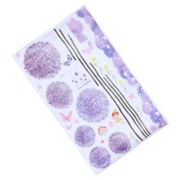 

1 Sheet of Adorable Removable Colorful Creative Background Sticker Dandelion Wall Sticker Wall Sticker Home Decor for Decoration