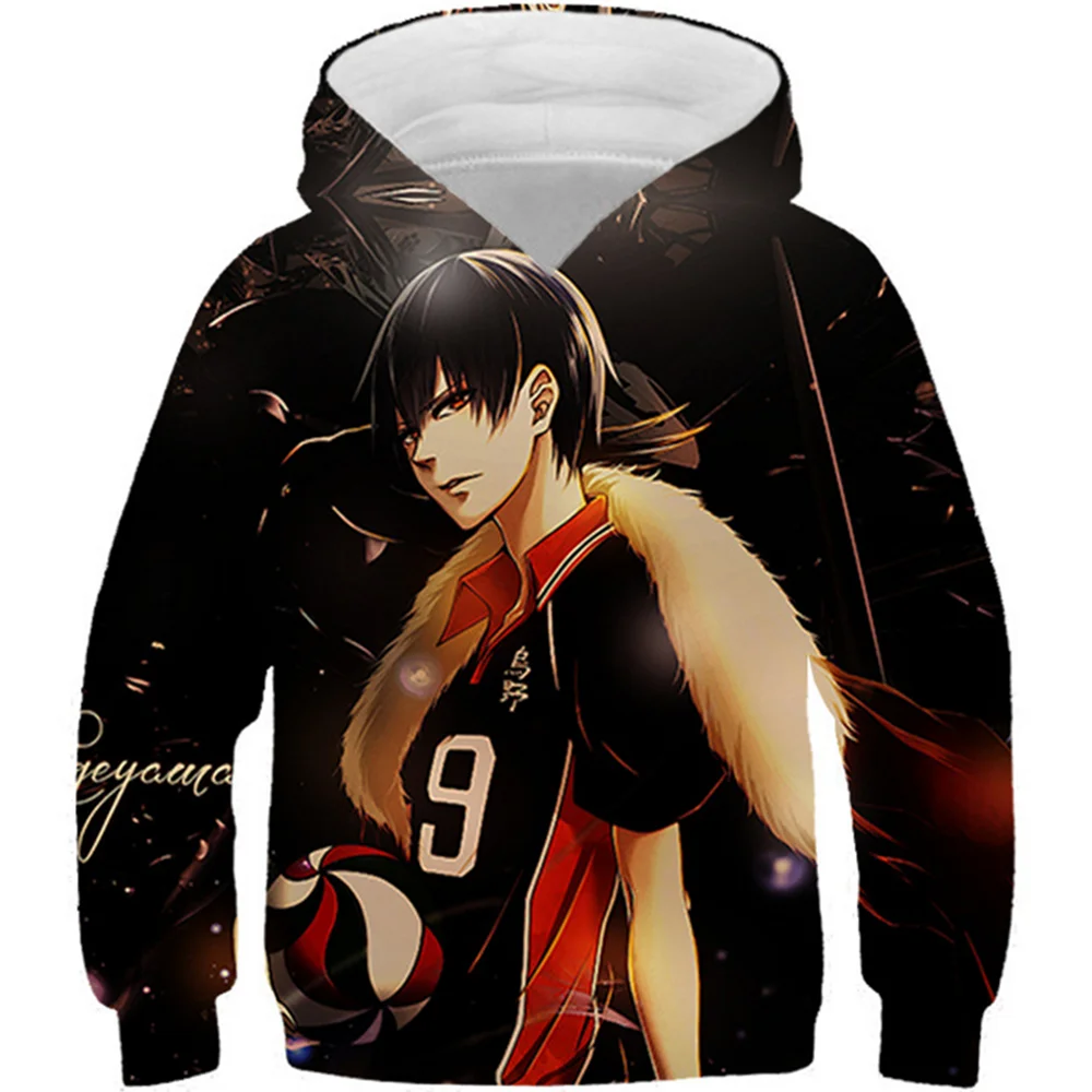 haikyuu Children Anime Hoodies Men's Women's Hoodie Sports Suit Kids  Sweatshirt Manga Sweatshirt With Print