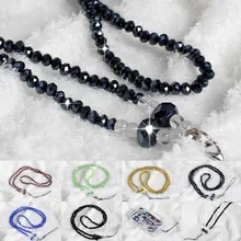 Honey Универсальный искусственный кристалл шейный ремень роскошный шнурок для сотового телефона мобильный телефон ремень висячая цепь ключ ID пропуск карта