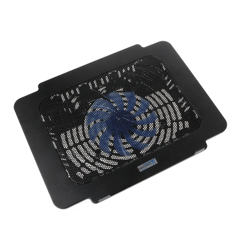 

Laptop Cooler Cooling Pad Base Big Fan USB Stand For 14 Inch LED Light Notebook