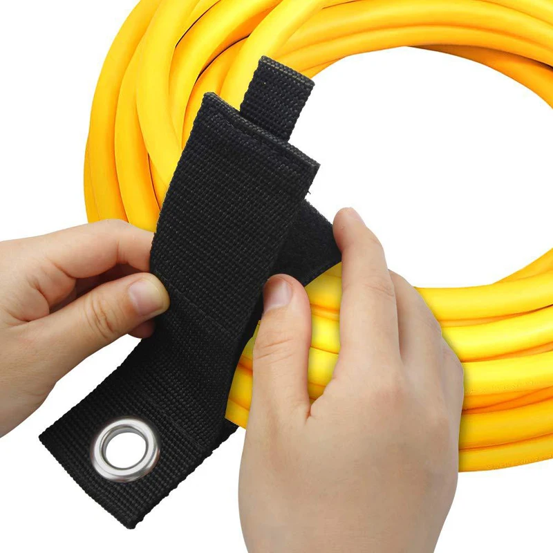 Cable Organizer Storage Organizer 1pc Heavy Duty Extension Cord Cable Hose Holder Organizer Storage Strap for Basement Garage Hook Cable Hose Rope Wrap Hanger
