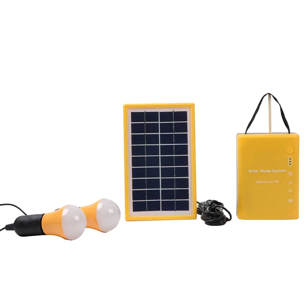 Уличный портативный солнечный генератор 3 Вт, небольшая система, светильник на солнечной энергии, 4.5Ah, небольшая система, светильник, многофункциональный