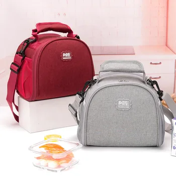 

Reusable Lunch Bags Canvas Fabric with Insulated Waterproof Aluminum Foil,Lunch Box for Women,Kids,Students.Picnic pouch