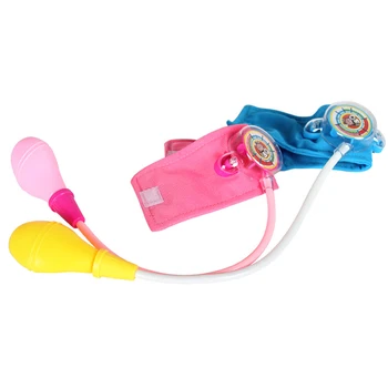 

Children Role Playing Simulation Doctor Nurse Toy Blood Pressure Toy Educational Medical Learning Toy - Sky-blue