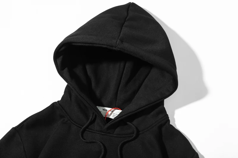 Косая полоска 19ss Off-White OW для мужчин/женщин любителей осень-зима Хлопок Мода Повседневная Свободная Толстовка с капюшоном куртка с капюшоном