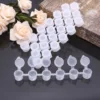 10pcs 6 Cups/Strips 3ml Mini Empty Paint Box Pod Strips Arts Crafts Watercolor Draw Pigment Plastic Palette Storage Containers 1