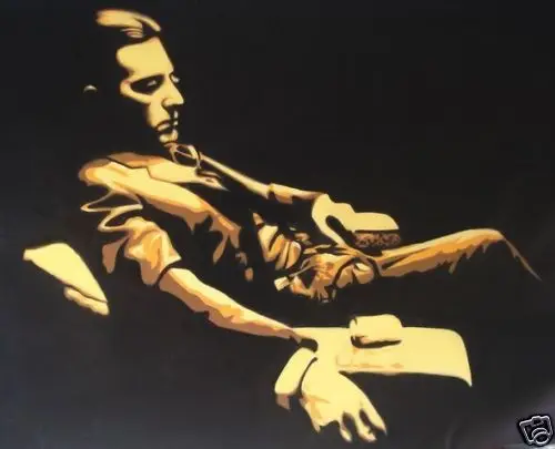 

100%Handmade Godfather 2 Oil Painting 24x36. Not giclee popart