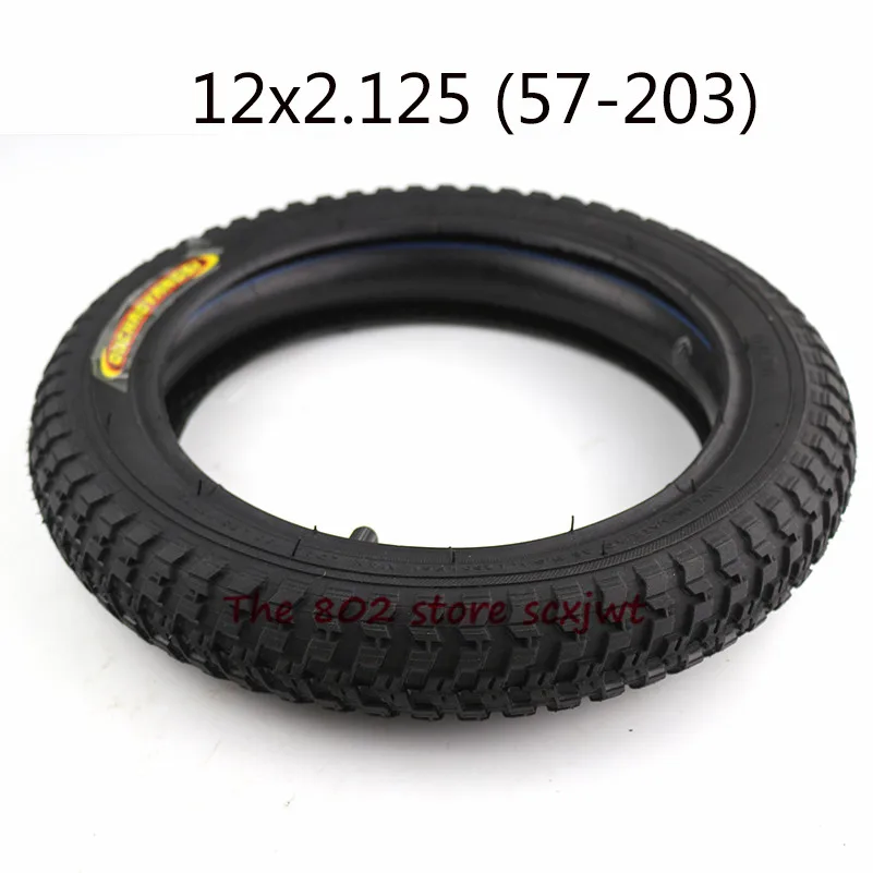

Super quality Bike Stroller Urban Electric Scoote Tire Set 12 1/2 x 2 1/4 inner and outer tyre 12 * 2.125 57-203 tube tyre