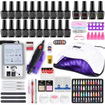 

Manicure set nail drying for nail polish Set Kit Gel Varnish Electric Nail Drill Manicure kits Nails Art Decorations Nail Tools