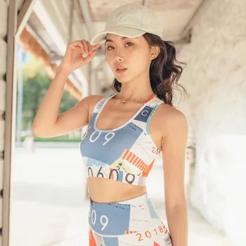 

Yoga Clothing Women's Suit 2019 Sports Yoga Pants peach hip yoga shirt female two-piece