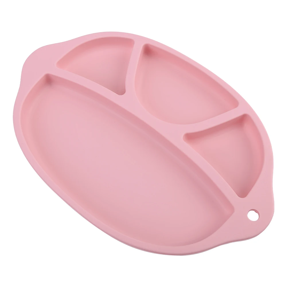 Type C Pink Детская креативная чашка с пластиной силиконовая Пищевая силиконовая липкая пластина сильная улыбающаяся присоска разделенная - Цвет: Type C Pink