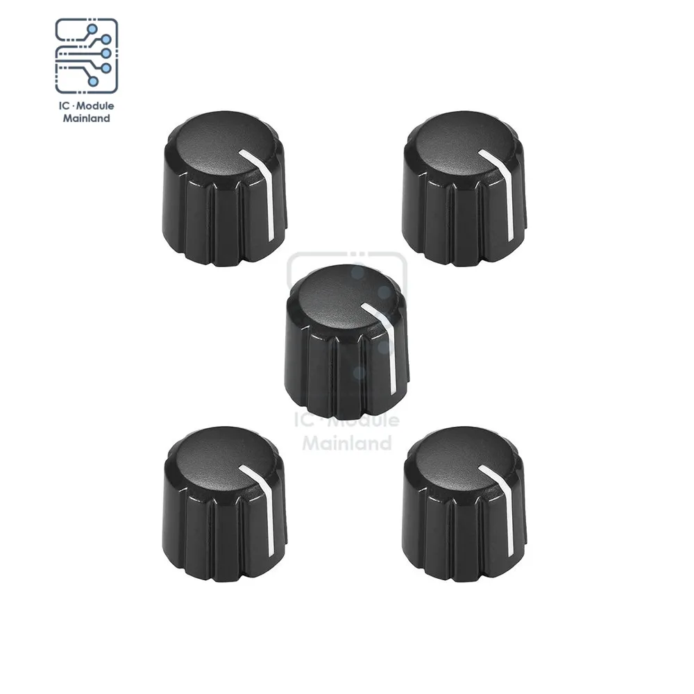 5pcs/lot Potentiometer Control Knobs For Electric Guitar Acrylic Volume