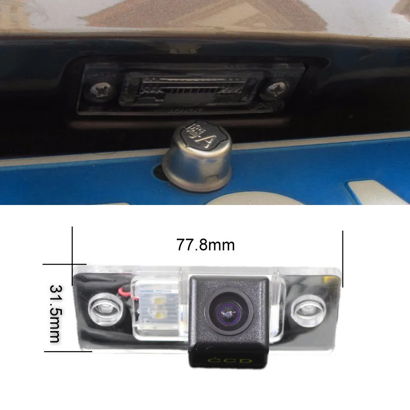 YAZH HD Автомобильная CCD камера заднего вида ночного видения для Volkswagen Touran Golf Touran 2003 2004 2005 2006 2007 авто камера