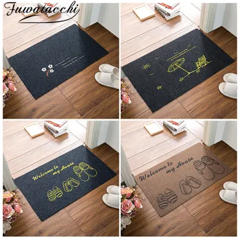 

Fuwatacchi Kitchen Mat Parlor Bath Carpet Home Entrance Doormat Tapete Scenic Picture Living Room Floor Mats New Kitchen Carpets