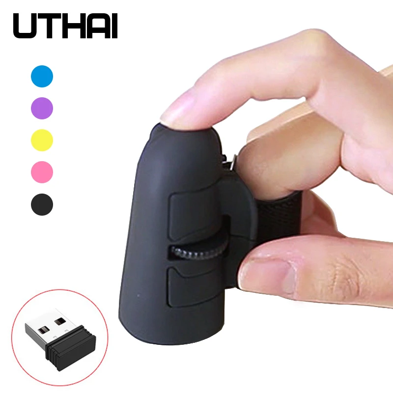 Wireless Mouse USB Ring 2.4G Wireless Creative, Finger Lazy Mouse, Computer Mobile Phone Tablet Mini Bluetooth-compatible