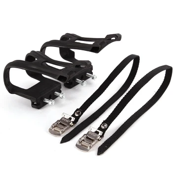 

Pair of pedals Mountain bike MTB Bicycle Cycling Mountain Bike Pedal TOE CLIPS