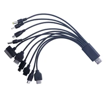 Elisoop – câble USB 10 en 1 pour recharge, transfert de données, pour iPod, Motorola, Nokia, Samsung, LG