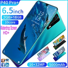 Nieuwe Reflecterende Terug Shell P40 Pro + Mobiele Telefoon Rear3 Camera 32MP Android10.0 Smartphone Global Versie 6.5 Inch Mobiel