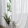 S Fold Wavy Curtains Super Soft Snow Pure White Window Tulle Wave Curtains for Living Room Big Chiffon Sheer Voile Bedroom ► Photo 3/6