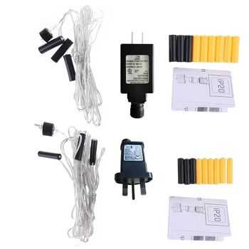 

LR6 LR03 AA AAA Battery US UK Power Supply Adapter Replace 2x 3x AA Battery for Christmas LED Light Toys Radio and more