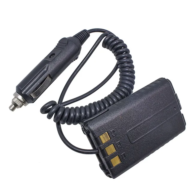 Baofeng uv-5r 12v car charger battery eliminator for baofeng uv-5r uv-5re series dm-5r plus walkie talkie