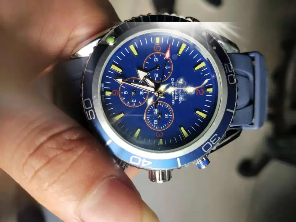 Топ бренд бизнес Европа и Америка Милан плюс мужские роскошные часы 007 юбилей уникальные aaa часы - Цвет: 2